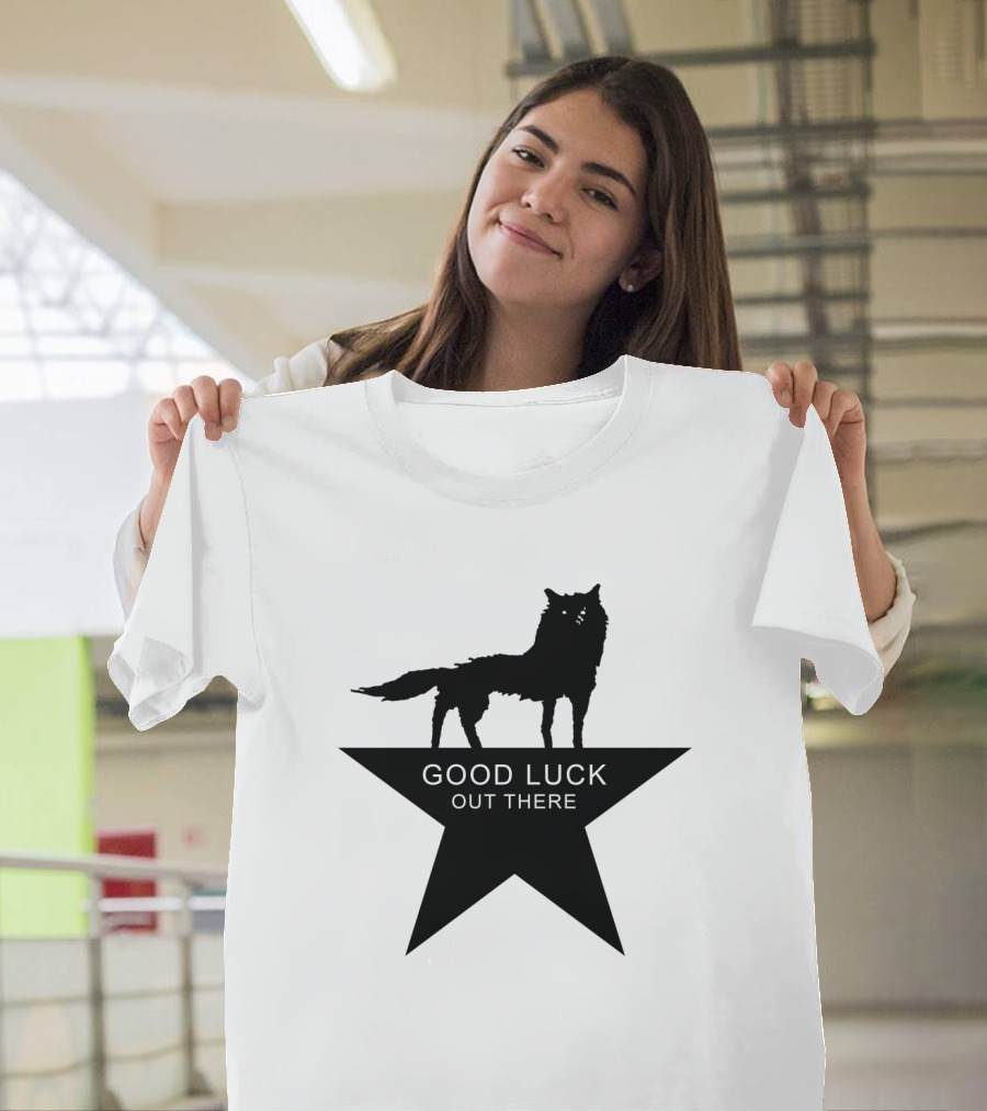 Fantastic Mr. Fox Good Luck Out There Silhouette Star T-Shirt