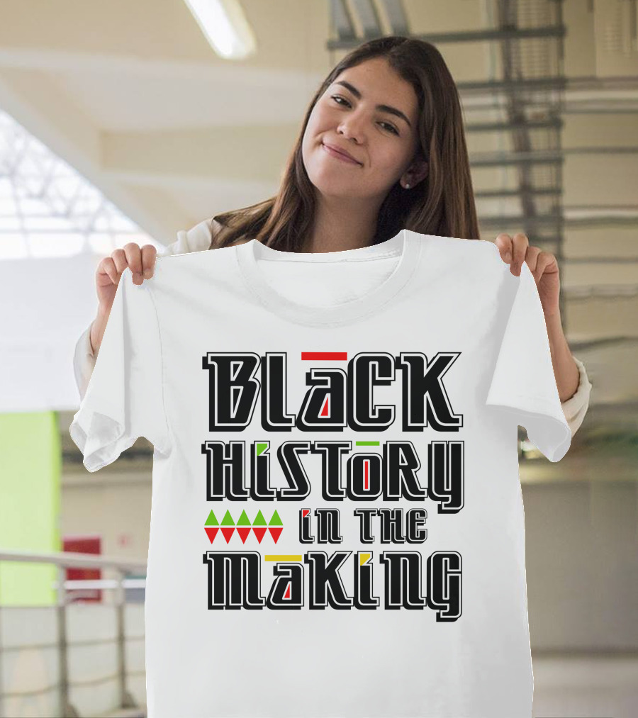 Black History in the Making with African Colors T-Shirt