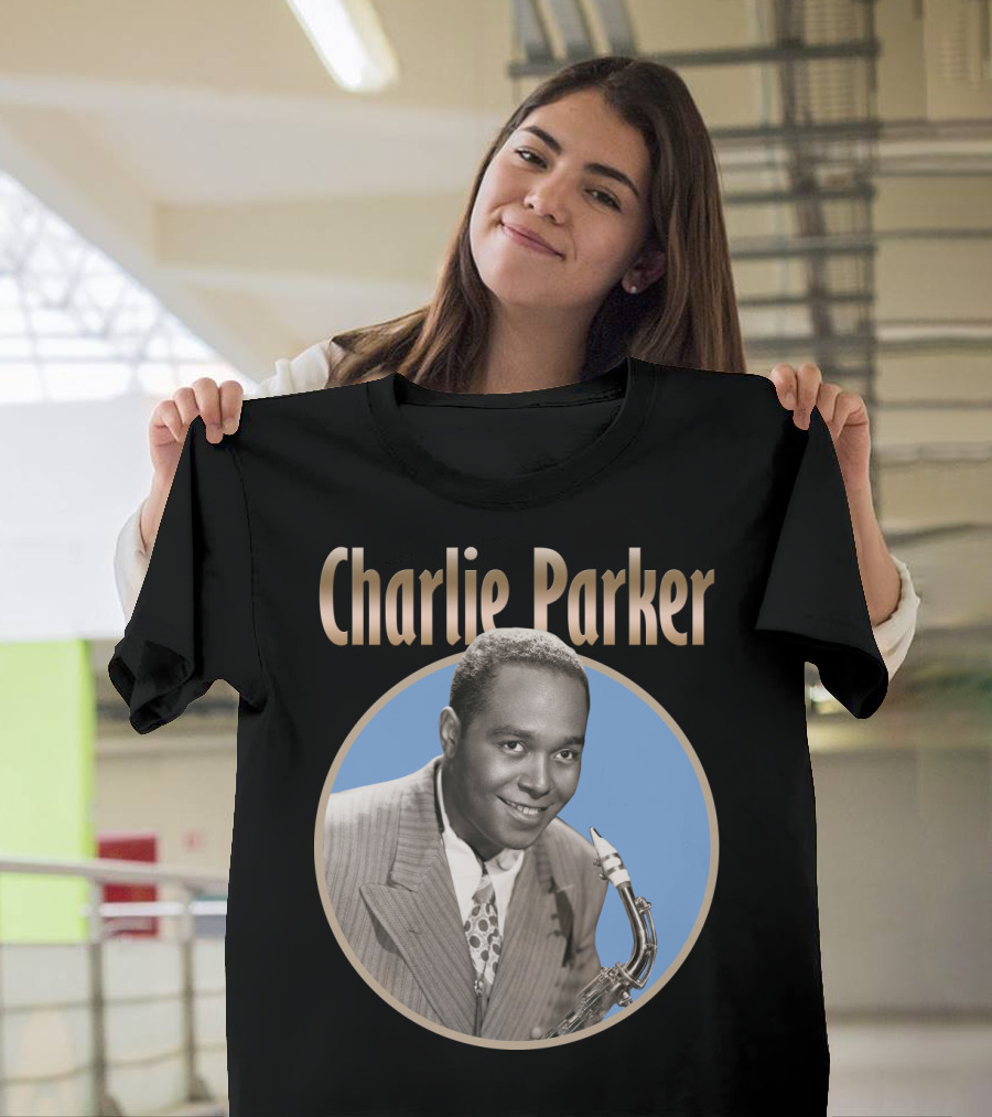 Charlie Parker Jazz Saxophone Legend Vintage T-Shirt