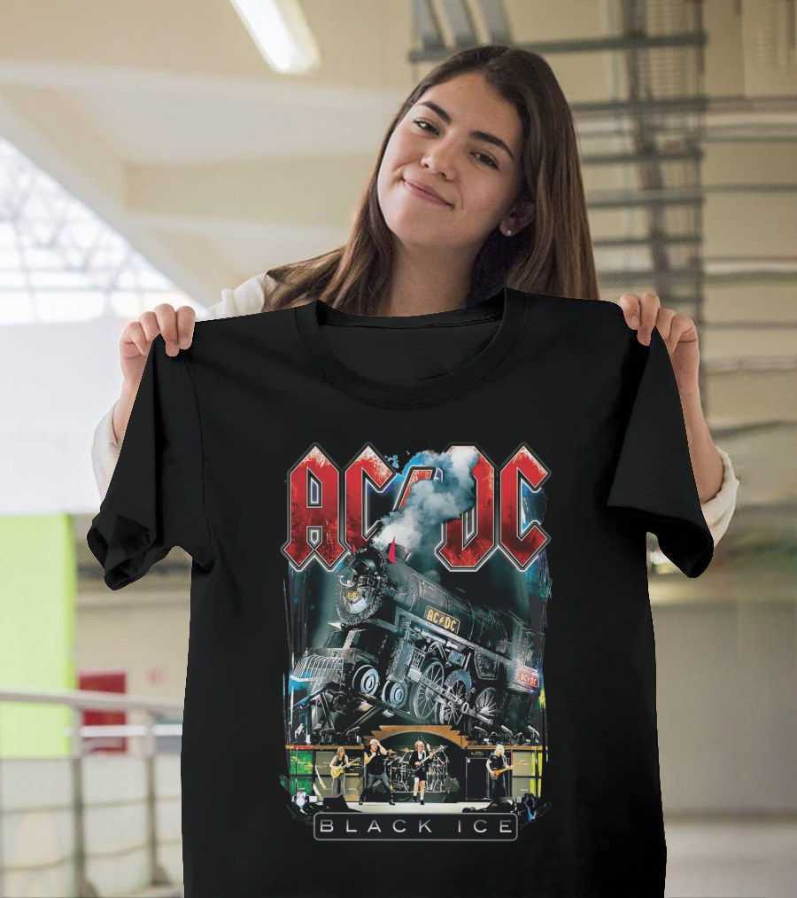 AC/DC Black Ice Train and Live Performance T-Shirt