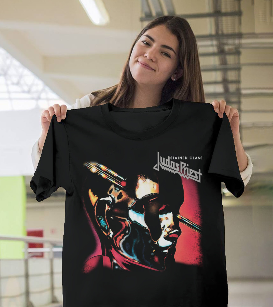 Judas Priest Stained Class Album Cover T-Shirt