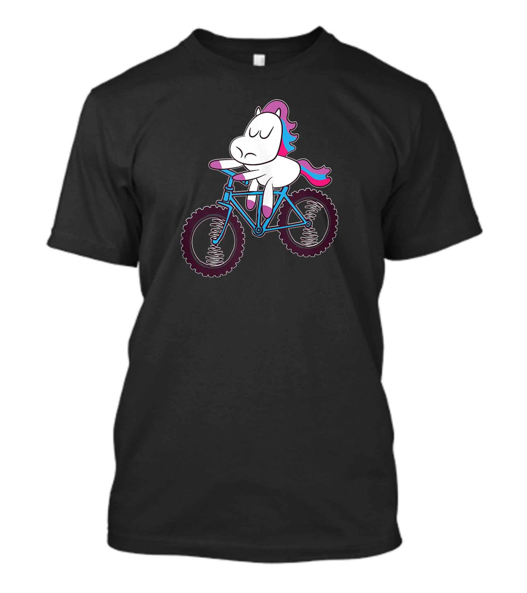 Mountain Bike Unicorn Riding Adventure T-Shirt