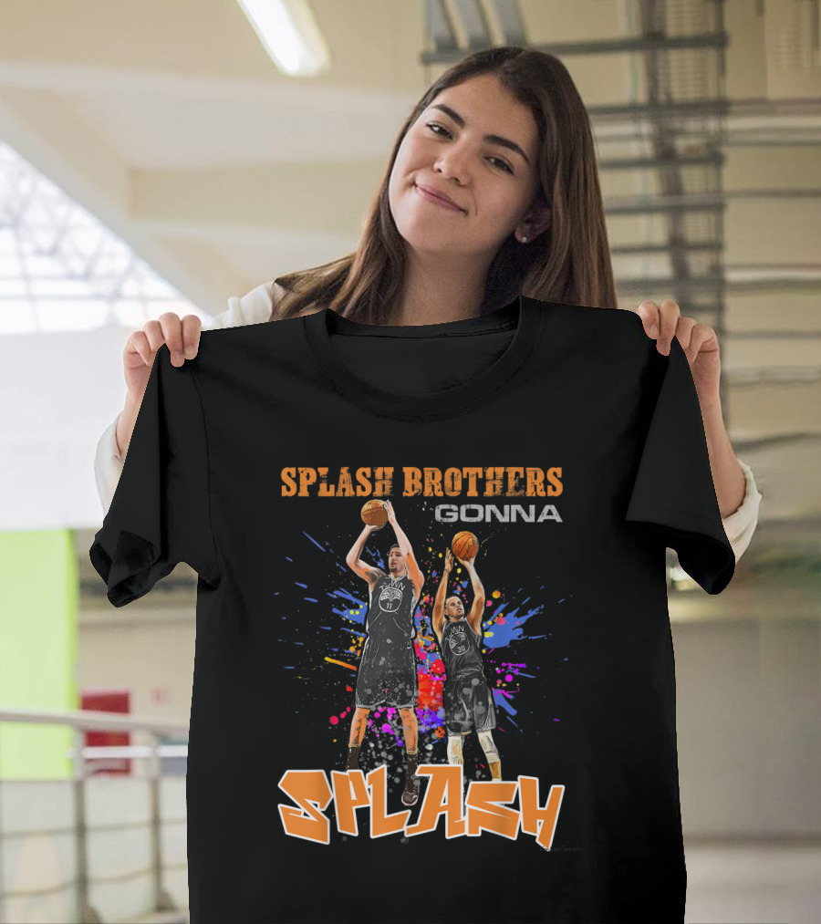 Splash Brothers Gonna Splash Basketball Dynamic Duo T-Shirt