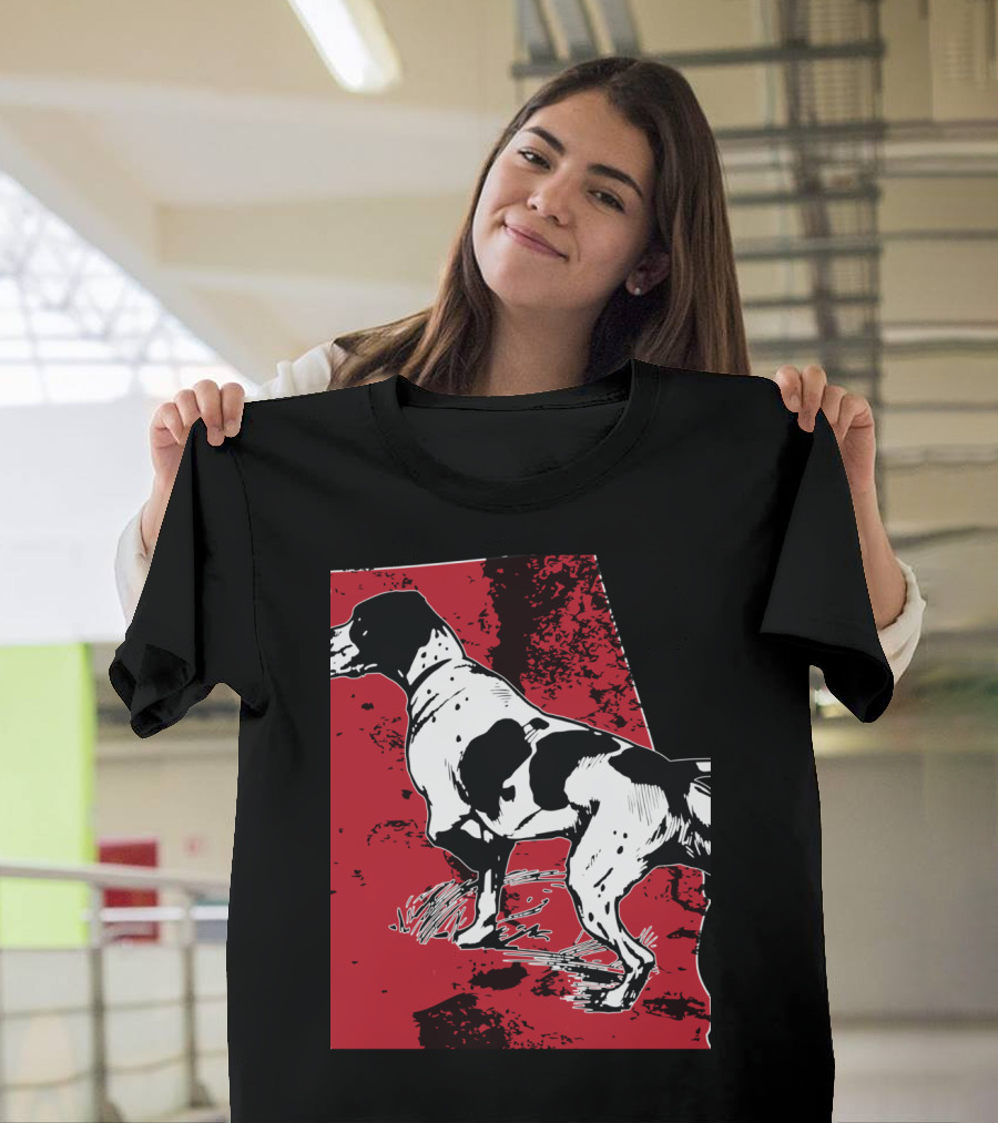 Alabama Coon Hunting Dog Distressed Red State T-Shirt