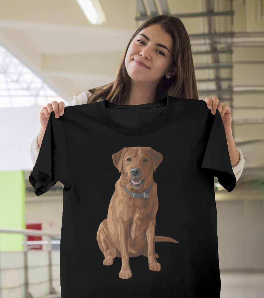 Fox Red Yellow Labrador Retriever Dog T-Shirt