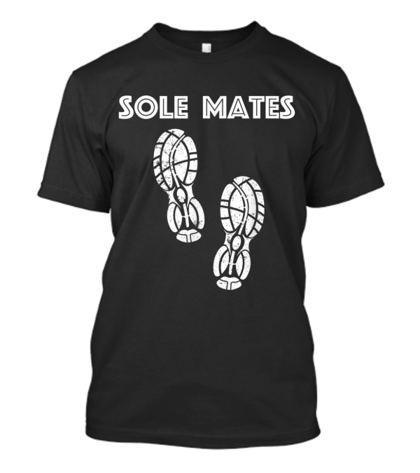 Sole Mates Funny Running Jogging Team Footprint T-Shirt