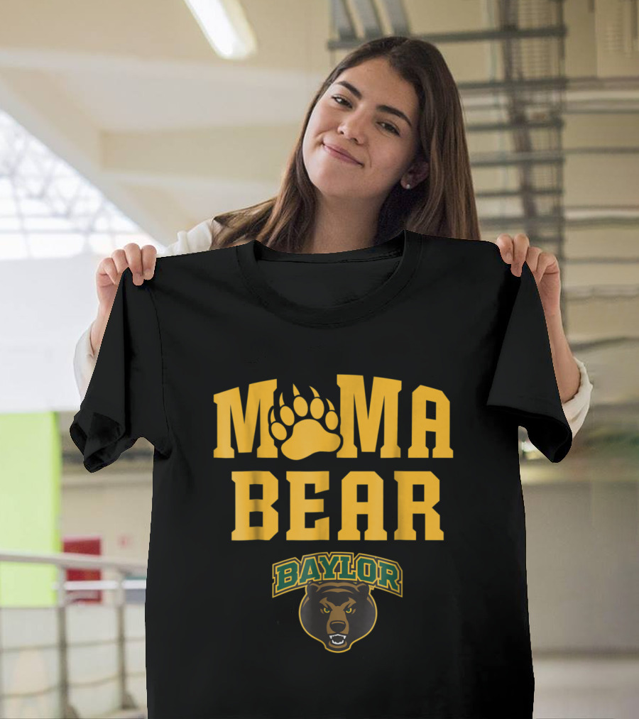 Baylor Bears Mama Bear Paw T-Shirt