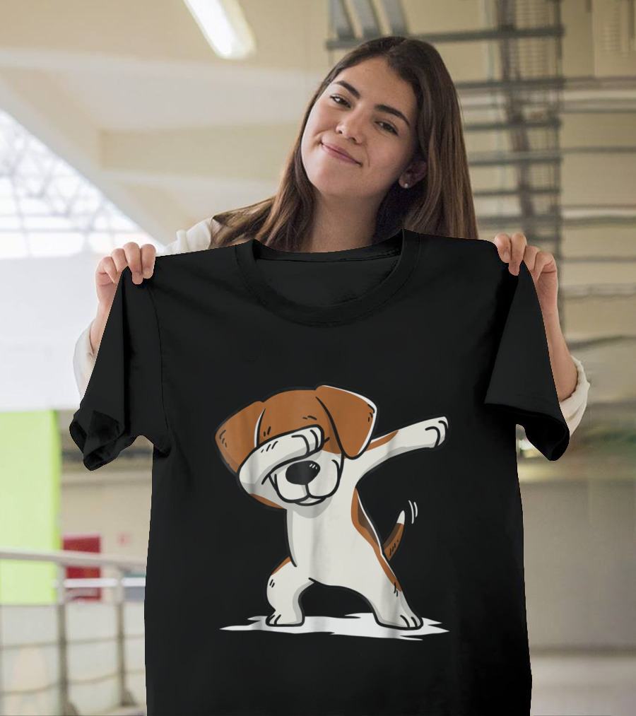 Beagle Dabbing Adorable Funny Dab Pose T-Shirt