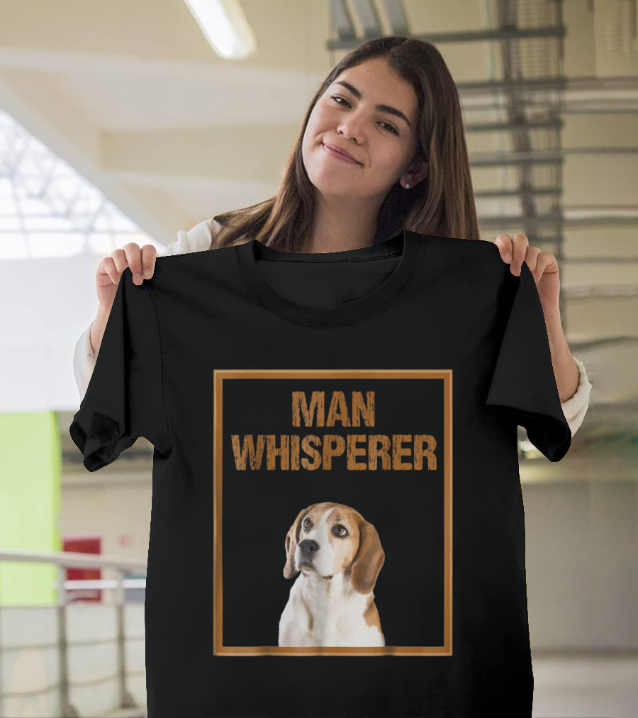 Beagle Dog Man Whisperer for Beagle Lovers T-Shirt
