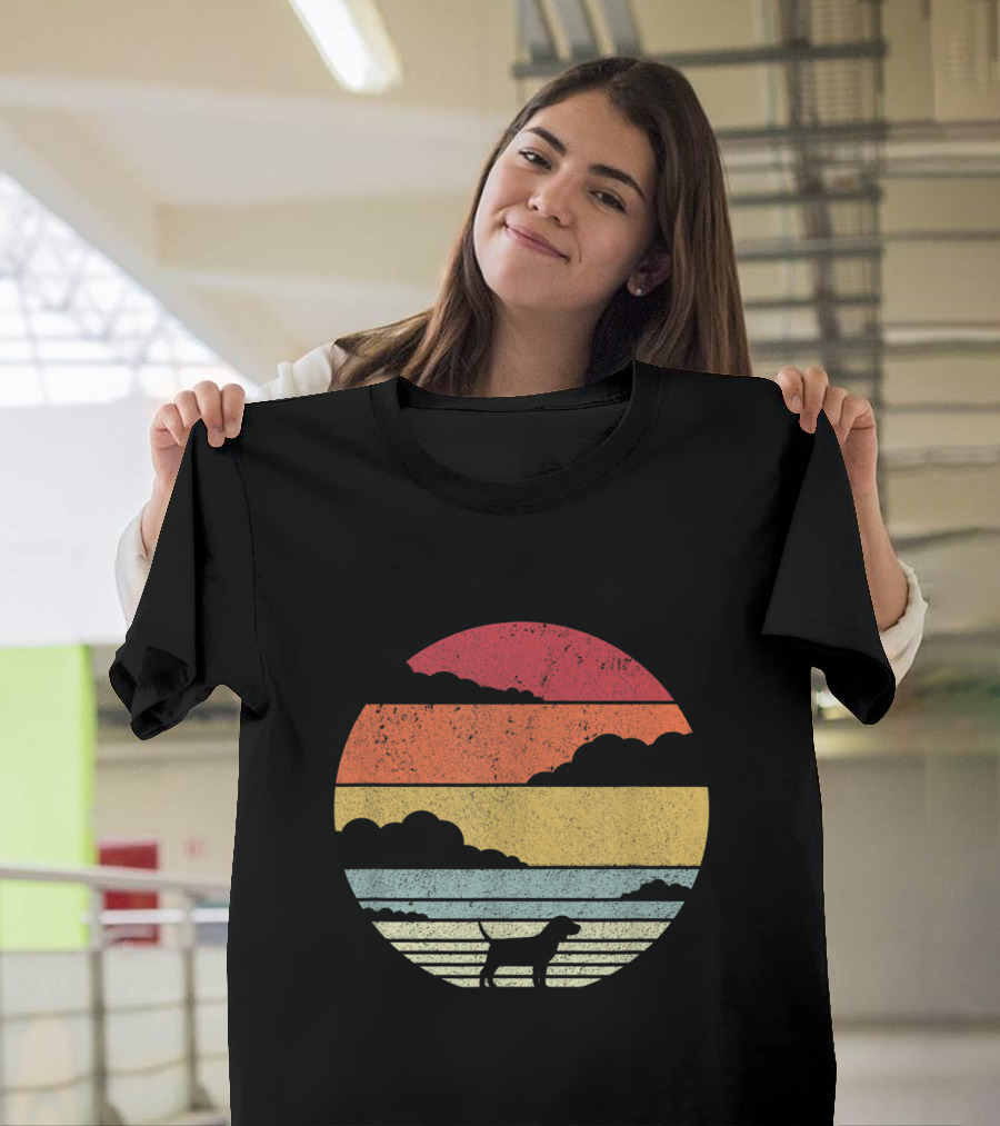 Beagle Style Vintage Sunset T-Shirt