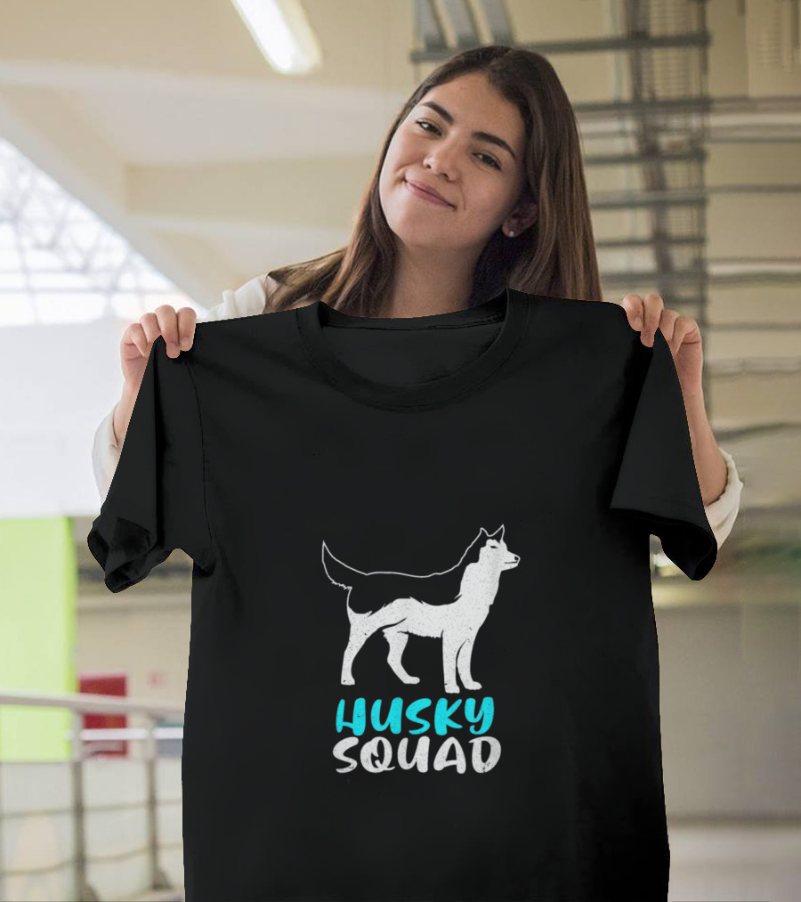 Husky Squad White T-Shirt