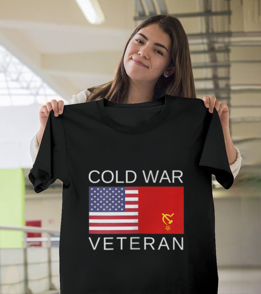 Cold War Veteran USA Flag USSR T-Shirt