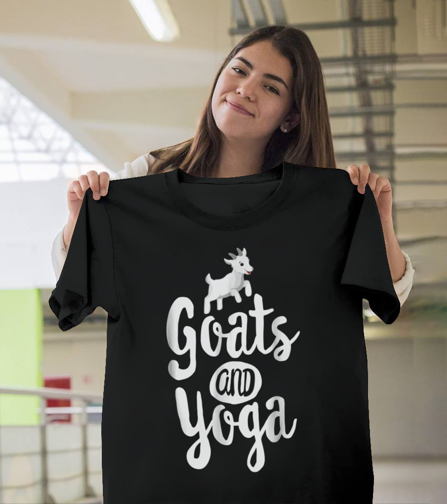 Goats and Yoga Funny Clas Playful Goat T-Shirt