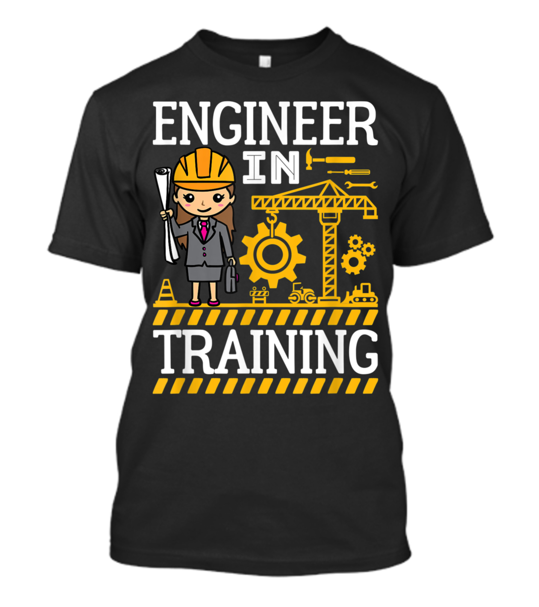 Engineer In Training Future Construction Tools And Crane T-Shirt