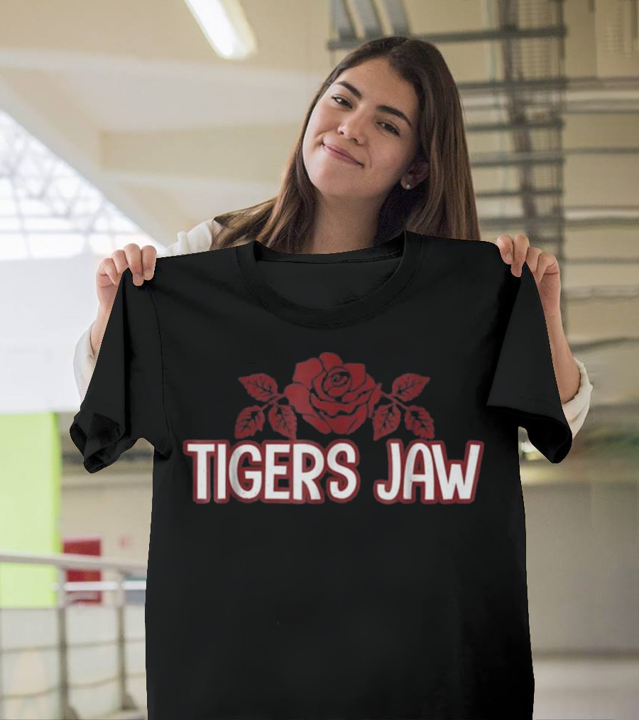 Tigers Jaw Red Rose T-Shirt