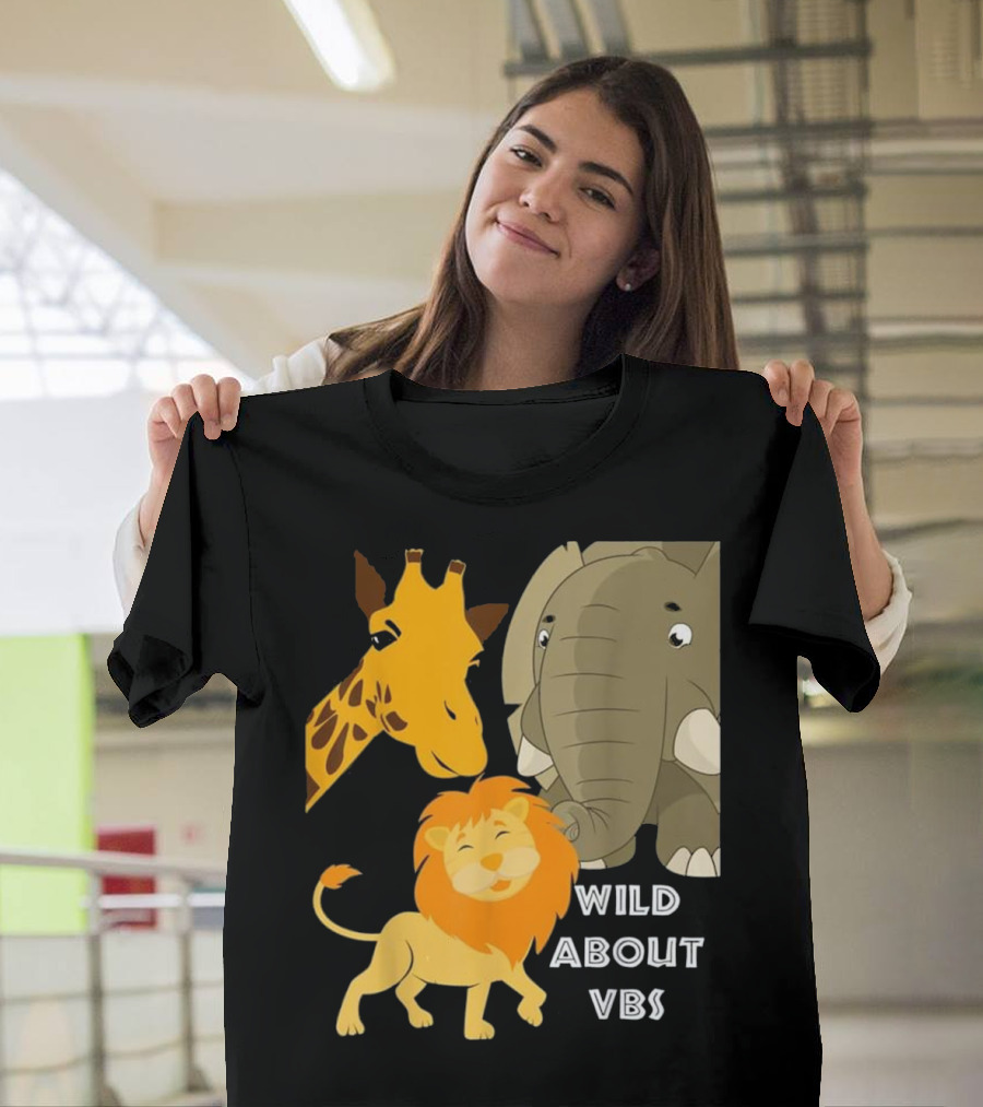 Wild About VBS Lion Giraffe Elephant Safari Adventure T-Shirt