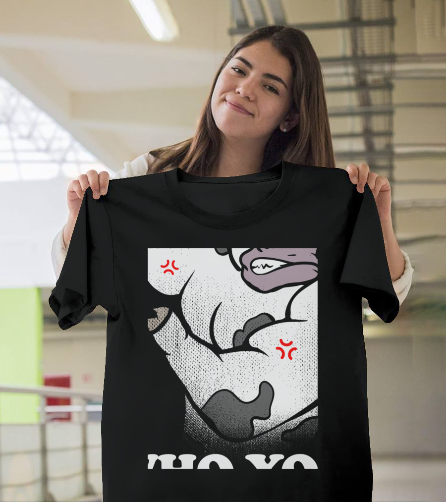 I Love Cows Spotted Angry Muscles No Yo T-Shirt