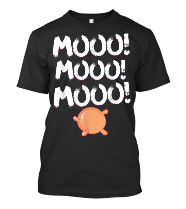 Mooo Mooo Mooo Funny Cow Udder T-Shirt