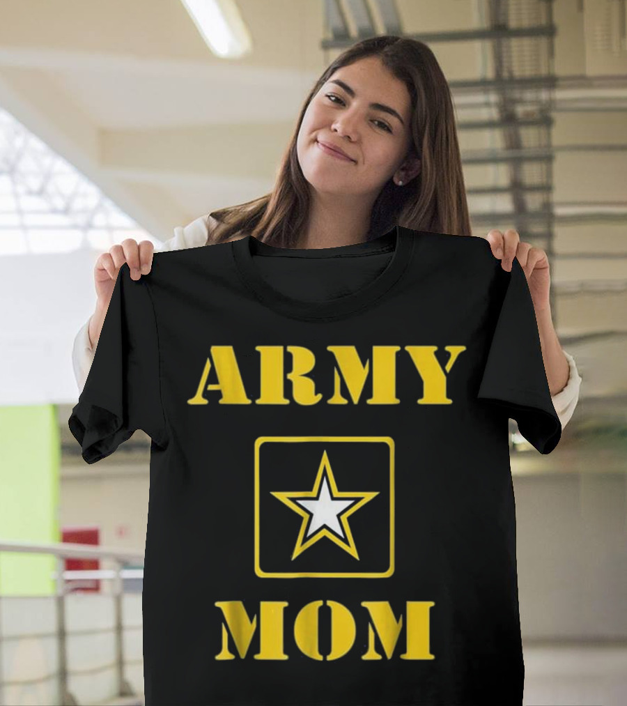 ARMY MOM Star Emblem U.S. ARMY T-Shirt