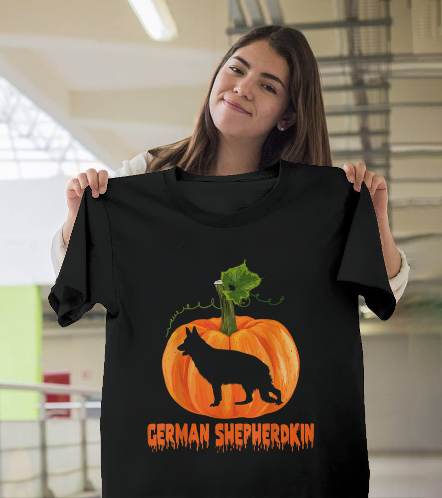 German Shepherdkin Pumpkin T-Shirt