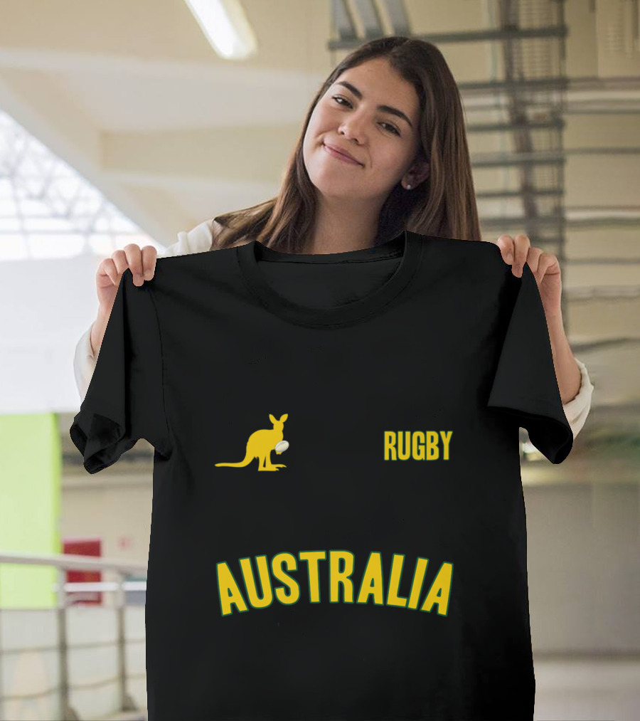 Australia Rugby Kangaroo Icon Aussie Rugby T-Shirt