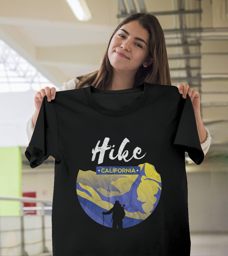 Hike California Mountain Trail Adventure T-Shirt