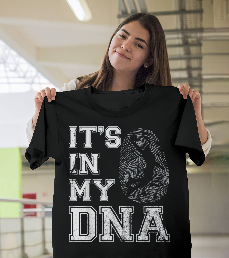 Vintage Basketball It's In My DNA Funny Play T-Shirt