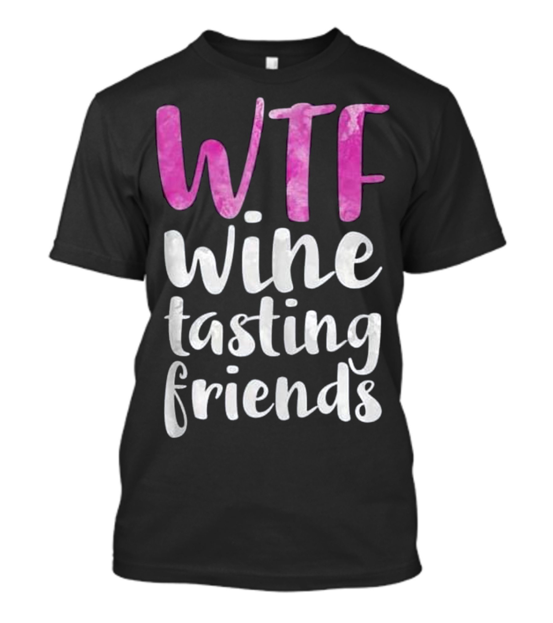 WTF Wine Tasting Friends Drinking Gi T-Shirt