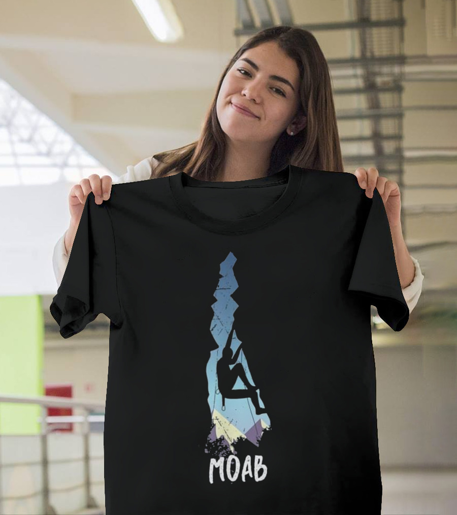 Vintage Moab Desert Mountain Climbing T-Shirt