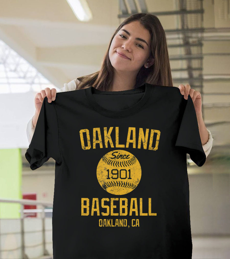 Oakland Baseball Since 1901 Oakland CA Vintage T-Shirt