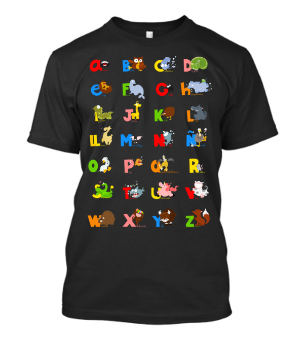 Animalphabet A-Z Fun Animal Letters Alphabet Collection T-Shirt