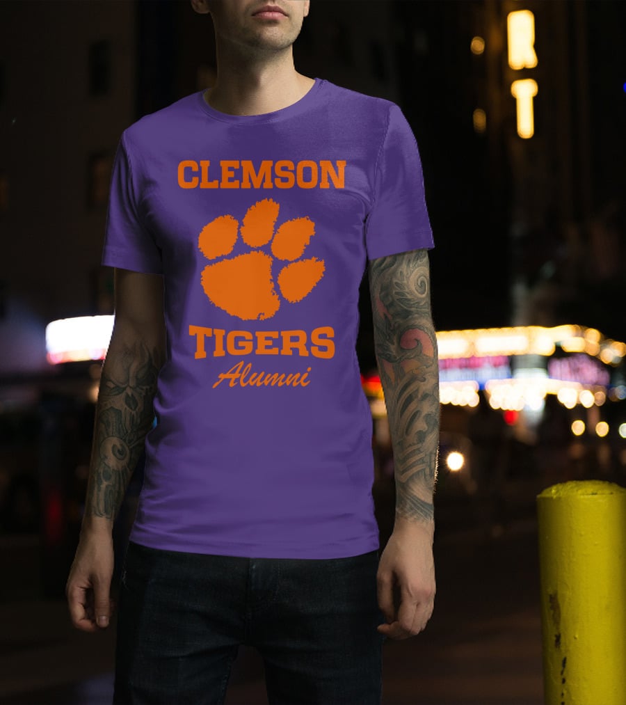 Clemson Tigers Alumni Paw Prints T-Shirt