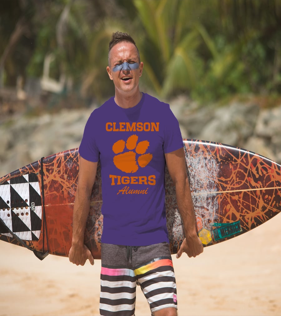 Clemson Tigers Alumni Paw Prints T-Shirt