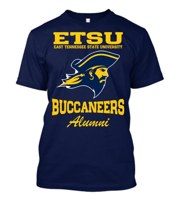 ETSU East Tennessee State University Buccaneers Alumni T-Shirt
