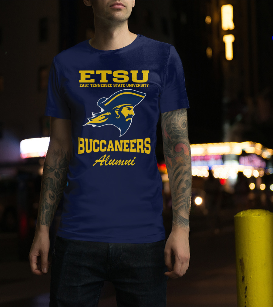 ETSU East Tennessee State University Buccaneers Alumni T-Shirt