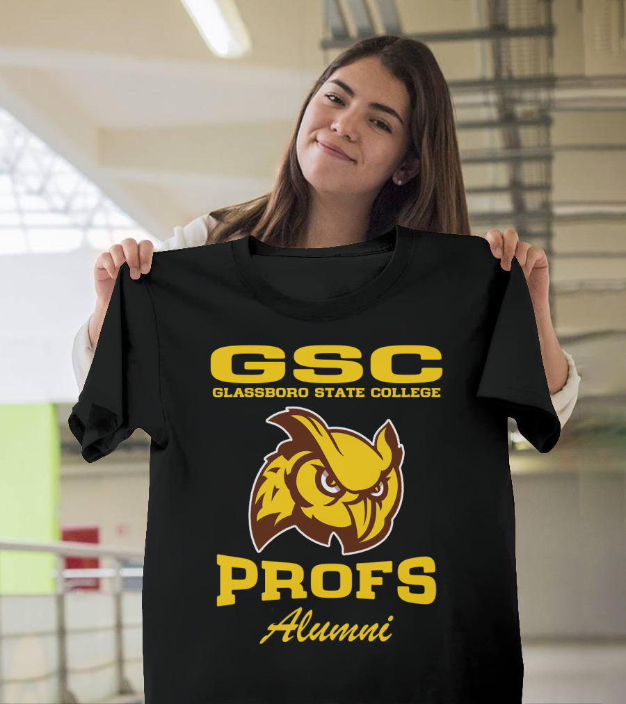 GSC Glassboro State College Profs Alumni Owl T-Shirt