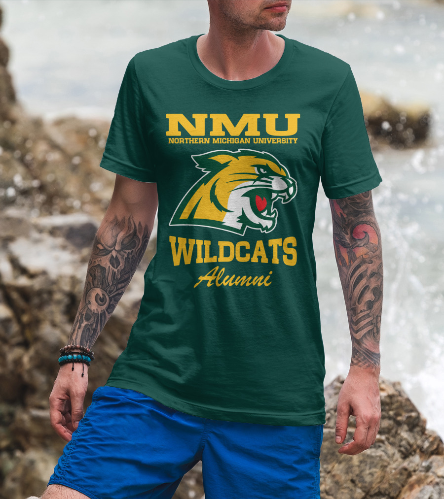 NMU Northern Michigan University Wildcats Alumni T-Shirt