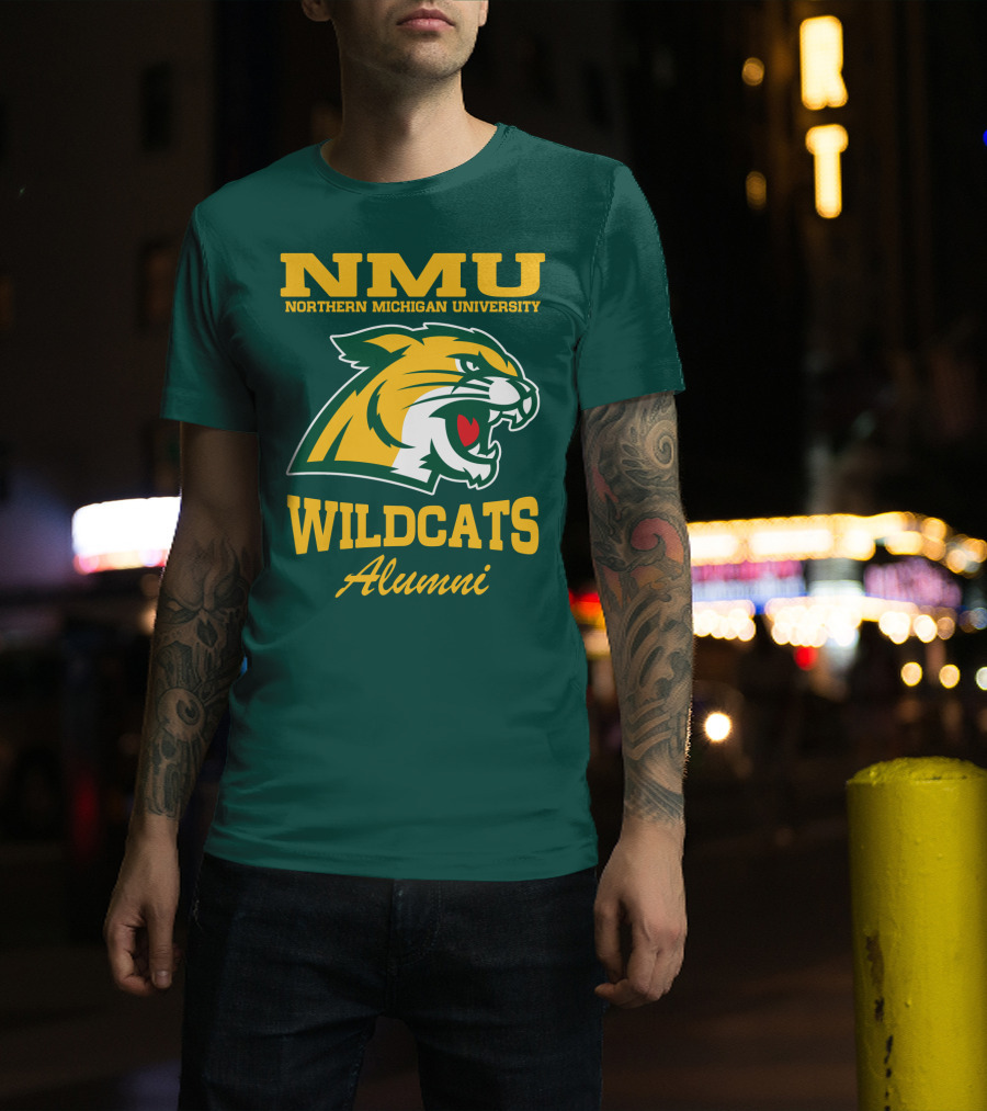 NMU Northern Michigan University Wildcats Alumni T-Shirt
