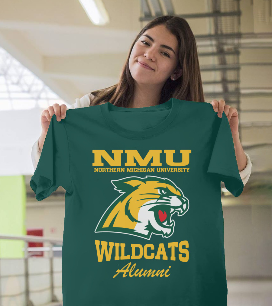 NMU Northern Michigan University Wildcats Alumni T-Shirt