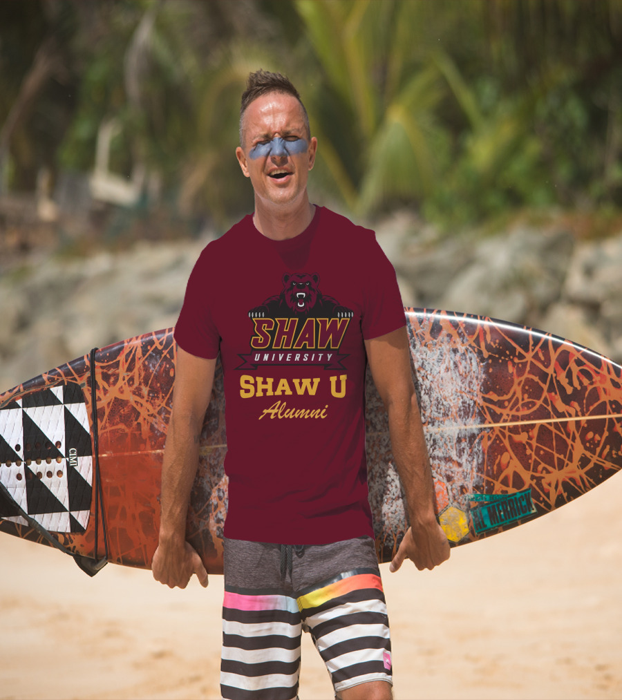 Shaw University Bear Shaw U Alumni T-Shirt