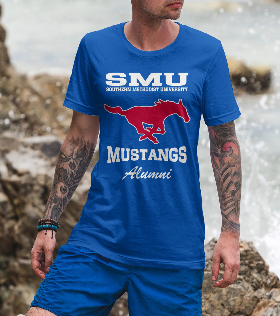 SMU Southern Methodist University Mustangs Alumni T-Shirt