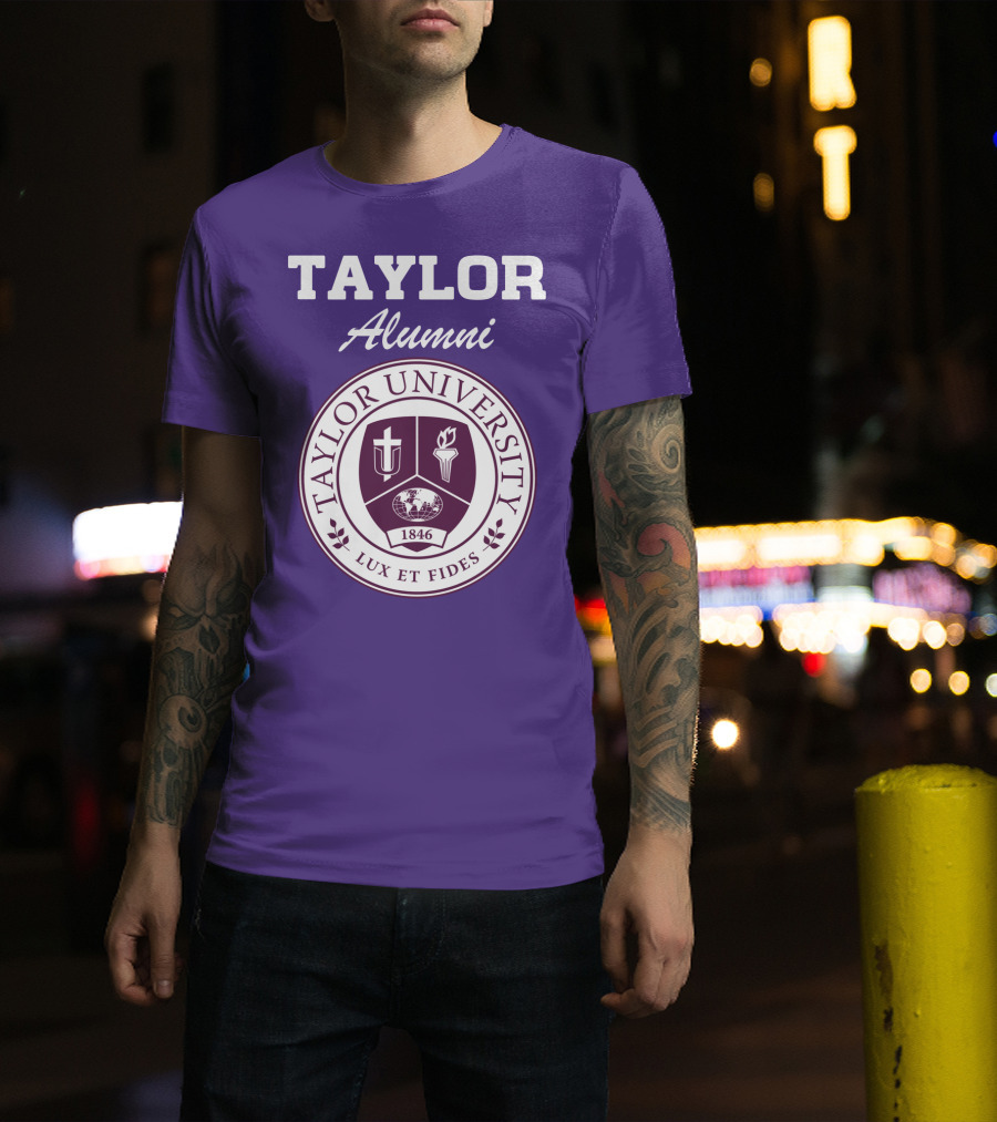 Taylor University Alumni Lux Et Fides 1846 T-Shirt