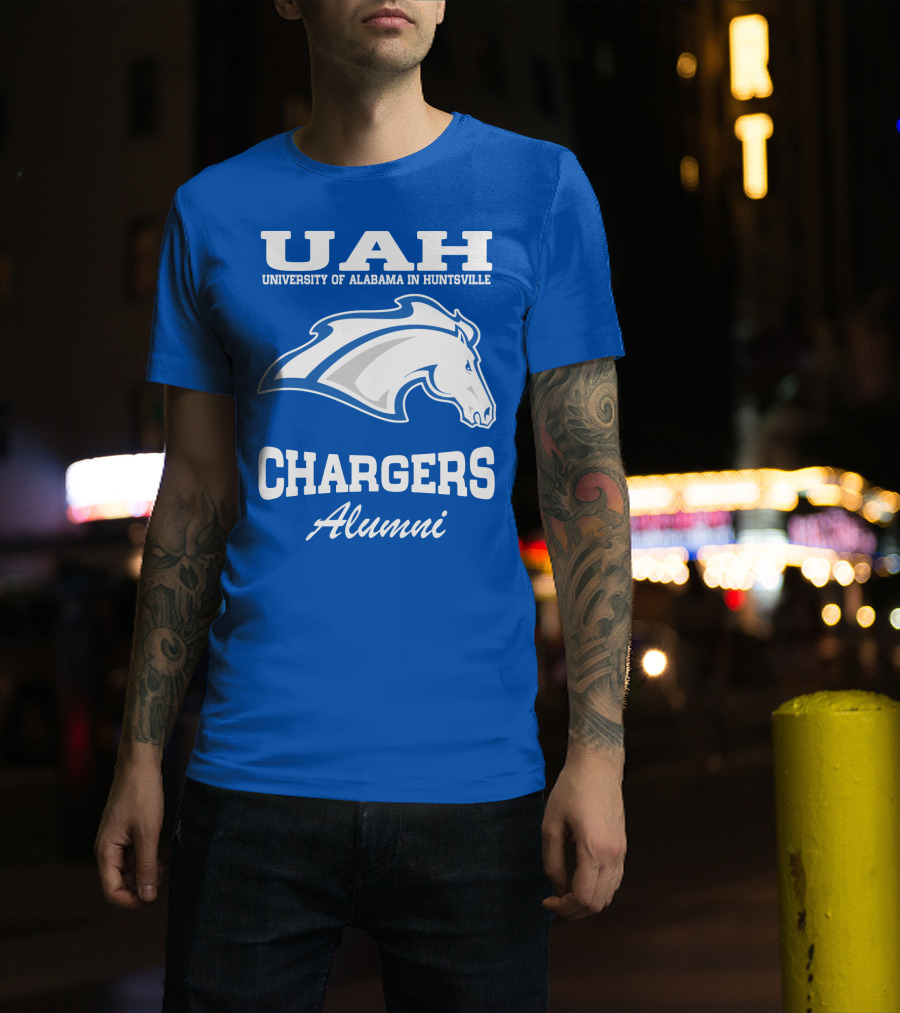 UAH University Of Alabama In Huntsville Chargers Alumni T-Shirt