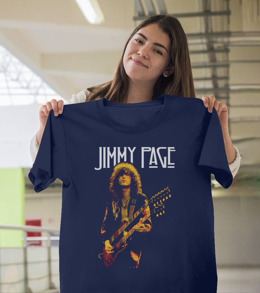 Jimmy Page Iconic Guitarist T-Shirt