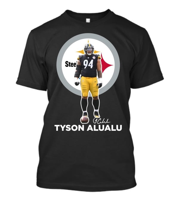 Steelers 94 Tyson Alualu Signature T-Shirt