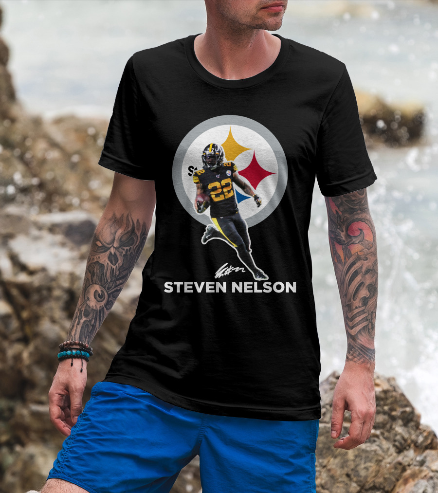 Steven Nelson Pittsburgh Football Number 22 T-Shirt