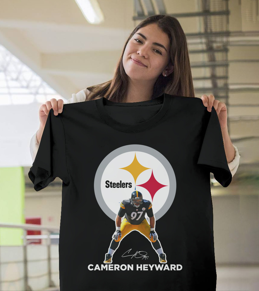 Cameron Heyward Pittsburgh Steelers 97 Nfl Player Signature T-Shirt