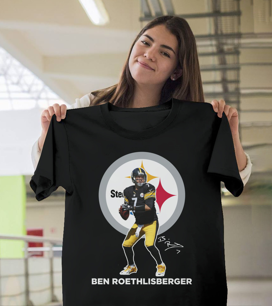 Ben Roethlisberger Steelers Number 7 T-Shirt