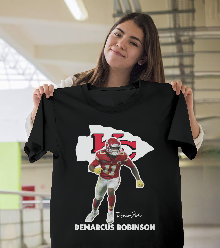 Kansas City Chiefs Demarcus Robinson NFL Player Number 11 NFLPA T-Shirt