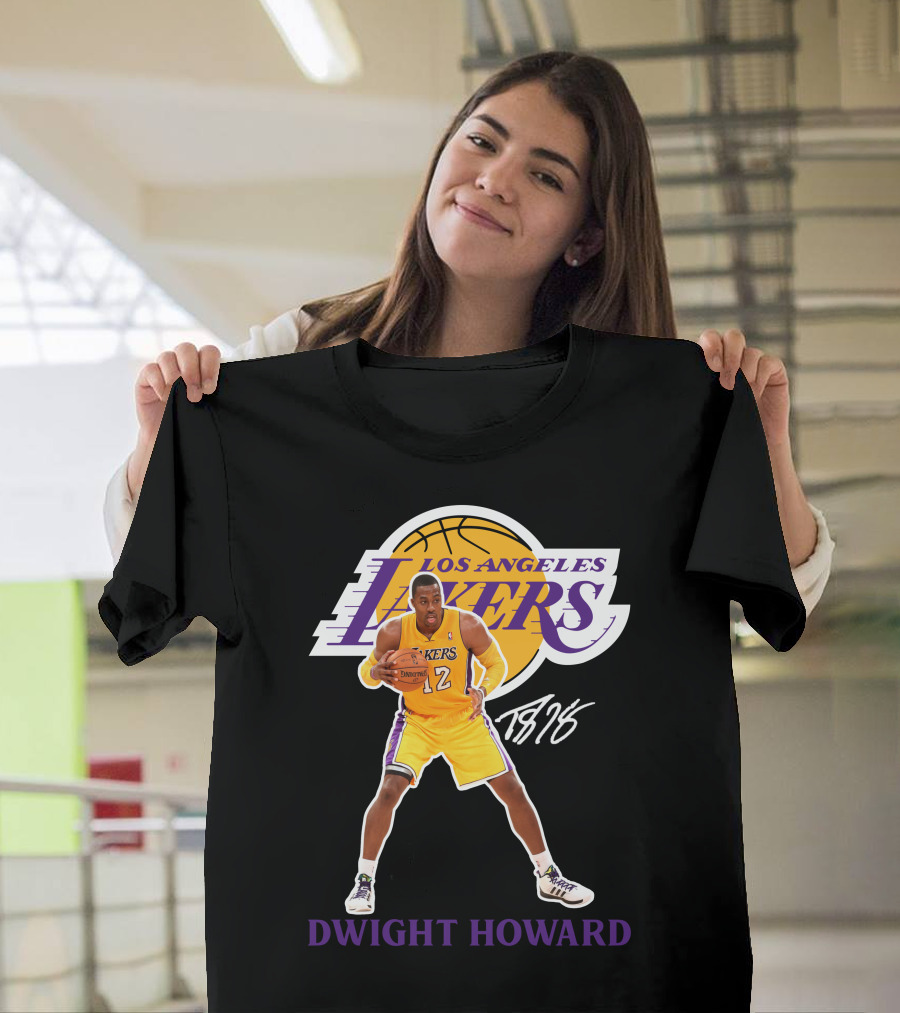 Los Angeles Lakers Dwight Howard 12 Basketball La05 T-Shirt
